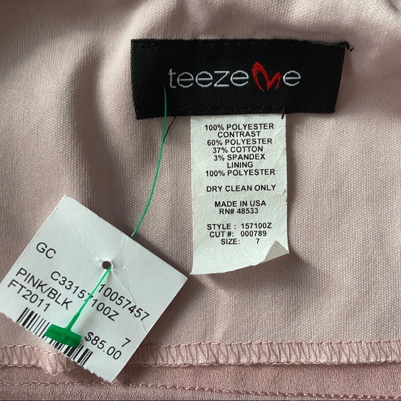 NWT - Teeze Me Dusty Pink One Shoulder Dress - Picture 3 of 3